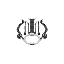 Front Lower Upper Control Arm Kit 10 piece set for BMW X6 E71,E72 xDrive 30 d 3.0L N57 2010-2014