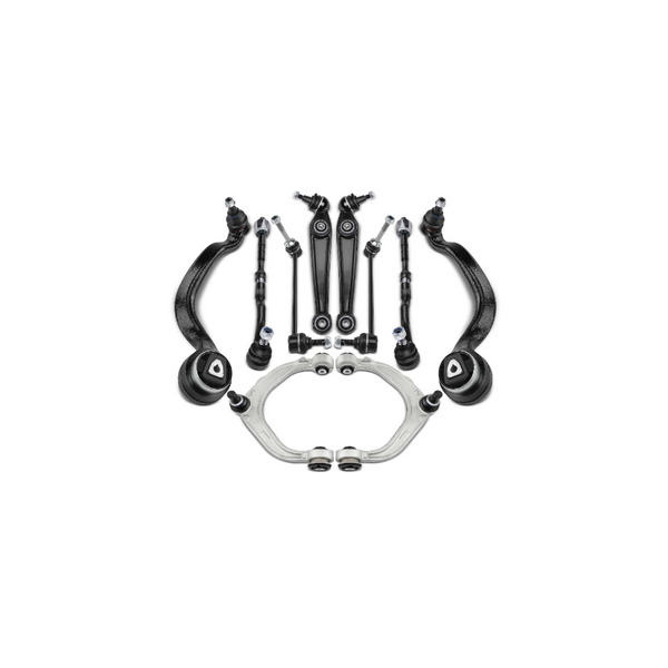 Front Lower Upper Control Arm Kit 10 piece set for BMW X6 E71,E72 xDrive 30 d 3.0L N57 2010-2014